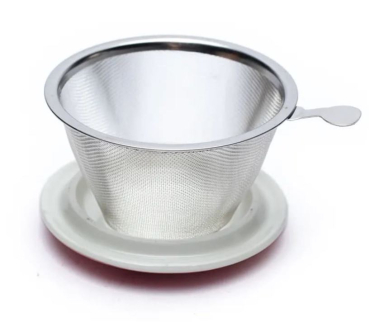 Tasse à thé avec passoire et couvercle Fleur de vie